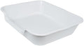Extra Large Low Entry ABS Cat Litter Box, Light Gray, 1 Pack by Ying+Tutu