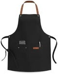 Kitchen Apron Waterproof with Pockets, Oil Proof Adjustable by Unknown