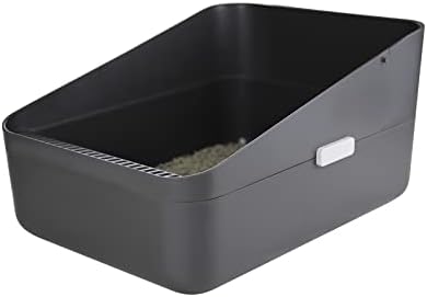 Sfozstra Small Cat Litter Box: Leak Resistant Durable Removable Tray by Sfozstra