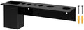 Black Acrylic Brush Organizer Hanging Display 6 Holes by MarketingHolders