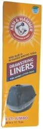 Arm and Hammer Drawstring Litter Pan Liners, 8 Pack by ARMHAMMER