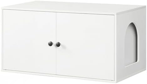 HOOBRO Cat Litter Box Enclosure, Hidden Litter Box Furniture by HOOBRO
