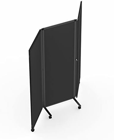 Stand Up Desk Store ReFocus Three-Panel Trifold Acoustic Fabric Room Divider - Image 3