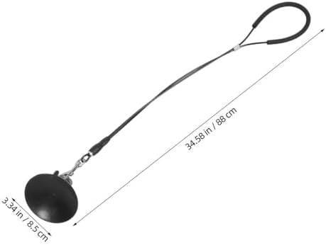 Dog Bathing Suction Cup Leash Tether Adjustable Steel Wire - Image 2