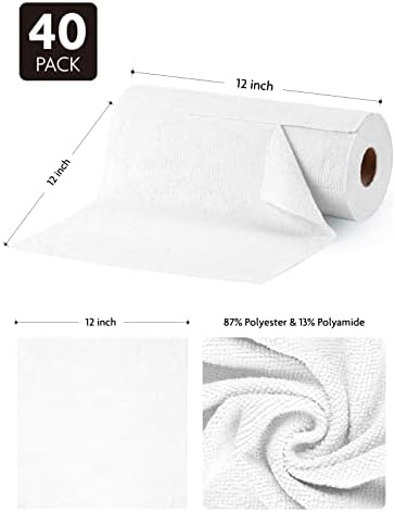 Fantasticlean Microfiber Cleaning Cloth Roll- 40 Sheets - Image 5