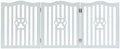 Pet Gate Wooden Free Grey Standing Dog Gate by trimate