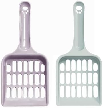2 Pcs Cat Litter Scoop, Strong Cat Poop Scoop, Plastic Cat Litter Tray Scoop by Unknown