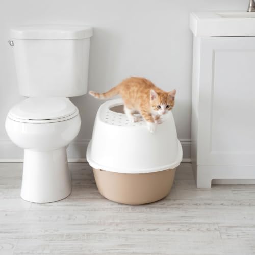 IRIS USA XX-Large Top Entry Cat Litter Box, Dog Proof - Image 2
