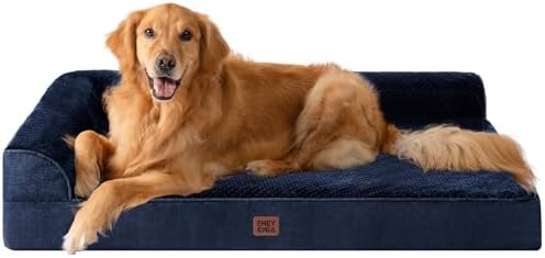 EHEYCIGA Extra Large Dog Bed Othorpedic, Memory Foam XL Dog Bed by EHEYCIGA