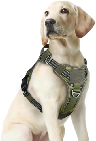 rabbitgoo Tactical Dog Harness Medium Sized, No Pull Service Pet Vest by rabbitgoo