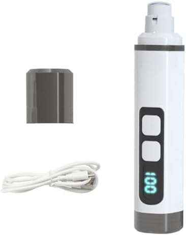 Electric Pet Nail Grinder with LED USB Charging by Unknown