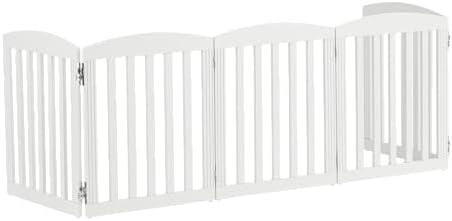 SPIRICH Wooden Freestanding Foldable Dog Gate - Image 4