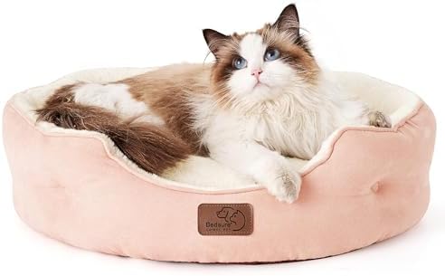 Bedsure Small Dog Bed Washable, Round Cat Beds by BEDSURE