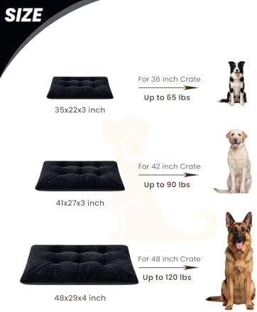 KSIIA Washable Dog Crate Bed Kennel Mat - Image 6