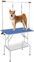 VEVOR 36 x 24 Inch Pet Grooming Table, 2 Height Adjustable Arms, No-Sit Haunch by VEVOR