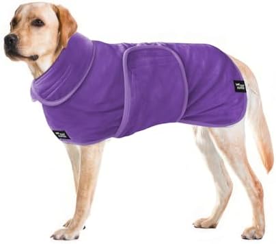 Tuff Pupper Fast Drying Dog Bath Robe | 800 GSM Plush Dog Towel by TuffPupper