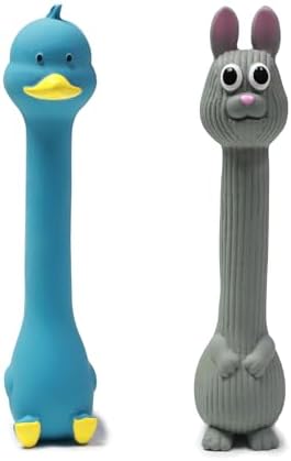 SCHITEC Squeaky Dog Toys, Squawking Latex Toy by SCHITEC