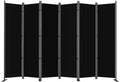 SUNALLY Room Divider Privacy Screens, 6 Panel Divider by SUNALLY