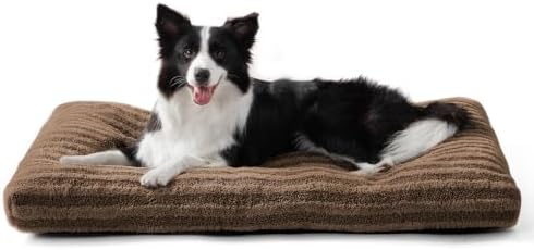 FURTIME Washable Dog Bed Large Sized Dogs, Deluxe Medium Dog Crate Beds by FURTIME