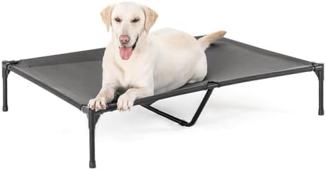 Garnpet XL Elevated Dog Bed for Large Dogs, Extra Raised Dog Cot Beds, Heavy by Garnpet