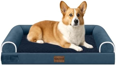 NANUYA Orthopedic Dog Bed for Medium Dogs, 30 x 20 Inch by Nanuya