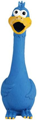 Tamu style Rubber Chicken Dog Toy, 11-Inch Blue Screaming Squeaky Toy by Tamustyle