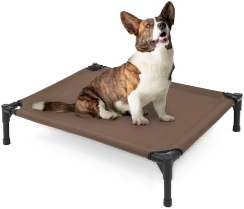 Garnpet Elevated Dog Bed for Small Dogs, Raised Dog Cot Fits Up to 150 LBs by Garnpet