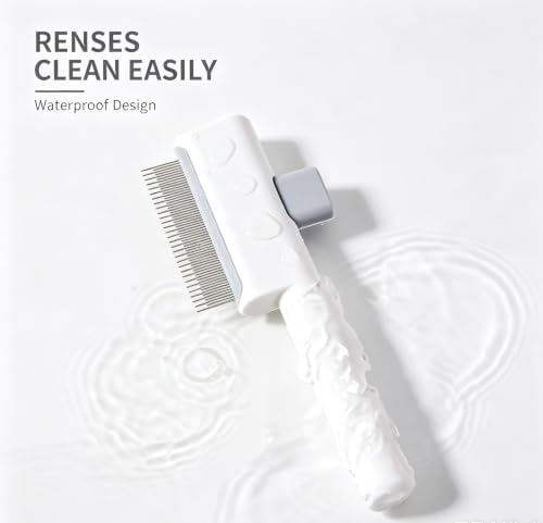 2pcs of Pet Brush, Stainless steel comb 7.5"x 2.7", Cat comb, Dog Brush - Image 4