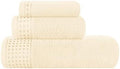 GLAMBURG Ultra Soft 3 Pack Cotton Towel Set, Contains a Bath Towel 28x55 inch by GLAMBURG