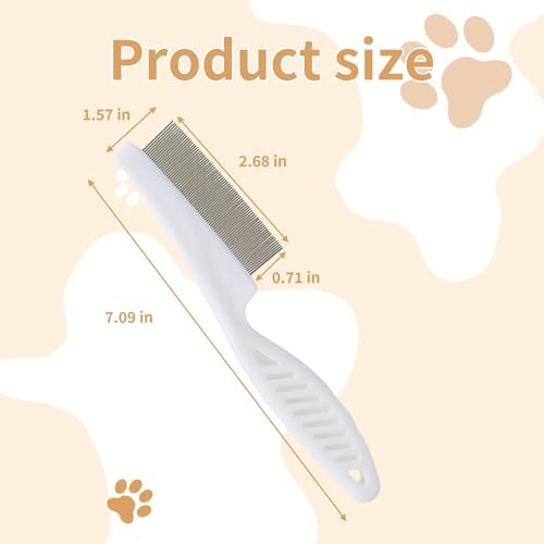 4-Pack Flea Comb for Dogs & Cats - Image 3