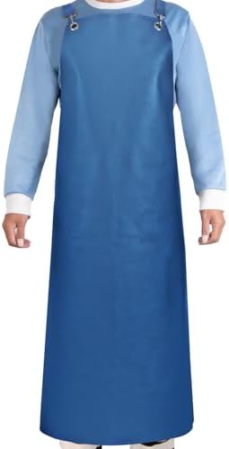 SHEOMERN 2 Pack Heavy Duty Vinyl Industrial Anti-Tear Apron, Chemical Resistant by Sheomern