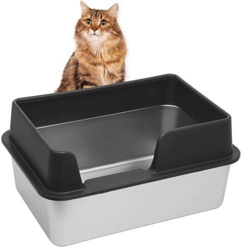 Kichwit Stainless Steel Cat Litter Box - Image 7