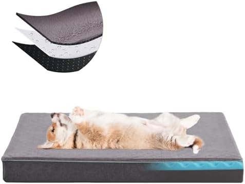 Orthopedic Memory Foam Dog Bed, Cooling Dog Beds by URGVANZPET