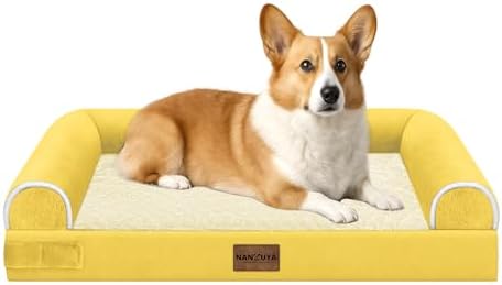 NANUYA Orthopedic Dog Bed for Medium Dogs, 30 x 20 Inch by Nanuya