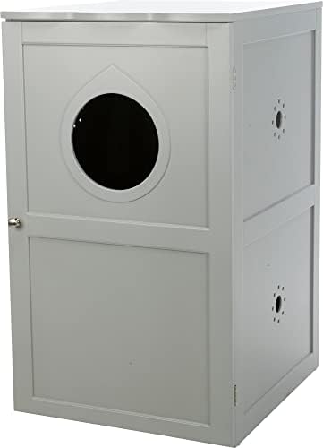 Trixie 2 Story Furniture Litter Box Enclosure, Hidden Litter Box by TRIXIE
