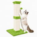 Vertical Cat Scratching Post for Indoor Cats, Sisal Scratch Tower by AGYM