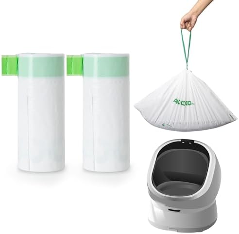 50 Pack Litter Box Liners, Compatible by AMOGOGOPET