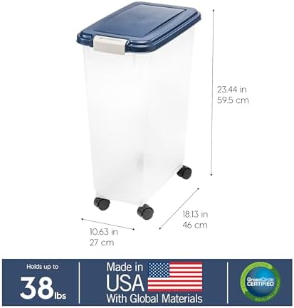 IRIS USA Dog Food Storage Container, Made in USA - Image 3