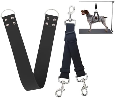 Pet Dog Grooming Belly Strap – 2 Inch Wide Waterproof Strong PVC Support Band by DISCPETSEC