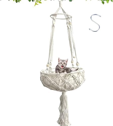 kathson Macrame Cat Hammock by kathson
