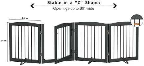 PUPETPO Freestanding Dog Gate - Image 6