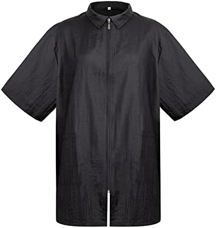 TOPTIE Nylon Salon Hairstylist Apron Barber Jacket - Image 2