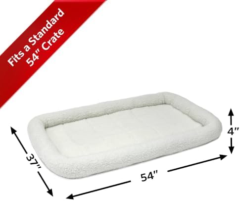 QuietTime by MidWest 54" Dog Crate Bolster Bed, XL Breeds - Image 3