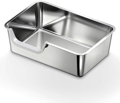 Stainless Steel Litter Box by TownTime