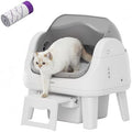 PetPivot Open Top Self Cleaning Cat Litter Box, Automatic Litter Box by PetPivot