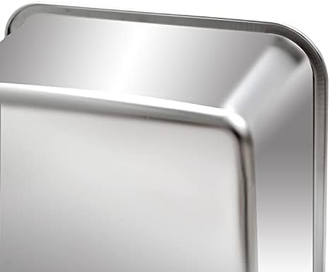 Kichwit Extra Large Stainless Steel Open Cat Litter Box - Image 4