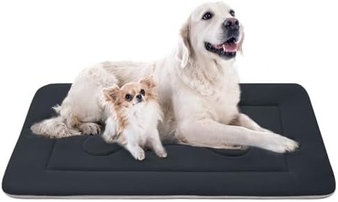 Extra Large Dog Bed Soft Dog Crate Pad Mat, 48 in Non-Slip Bottom Washable Dog by JoicyCoDogBeds