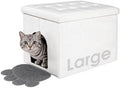 MEEXPAWS Cat Litter Box Enclosure Furniture Odor Control by PETPRODUCTS