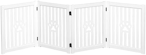 4 Panel Dog Gate White by trimate