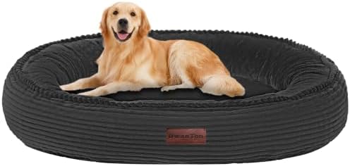 Dwanton Orthopedic Medium Dount Dog Bed, Egg-Crate Foam Round Dog Sofa by DWANTON